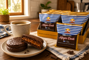 Alfajor Dark Hamburguesa 50g – Delicioso Doce de Leite com Cobertura de Chocolate Meio Amargo! 🍫✨ (Receita Uruguaia / Pronta Entrega)