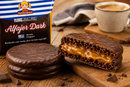 Alfajor Dark Hamburguesa 50g – Delicioso Doce de Leite com Cobertura de Chocolate Meio Amargo! 🍫✨ (Receita Uruguaia / Pronta Entrega)