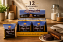 Alfajor Dark Hamburguesa 50g – Delicioso Doce de Leite com Cobertura de Chocolate Meio Amargo! 🍫✨ (Receita Uruguaia / Pronta Entrega)