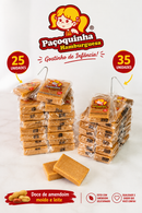 Paçoquinha Hamburguesa 60g — O Verdadeiro Gostinho de Infância! 🥜✨ (Directly do Produtor / Pronta Entrega)