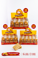 Paçoquinha Hamburguesa 60g — O Verdadeiro Gostinho de Infância! 🥜✨ (Directly do Produtor / Pronta Entrega)