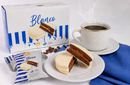 Alfajor Blanco Hamburguesa 50g — Delicioso Doce de Leite com Cobertura de Chocolate Branco! 🍫✨ (Receita Uruguaia / Pronta Entrega)